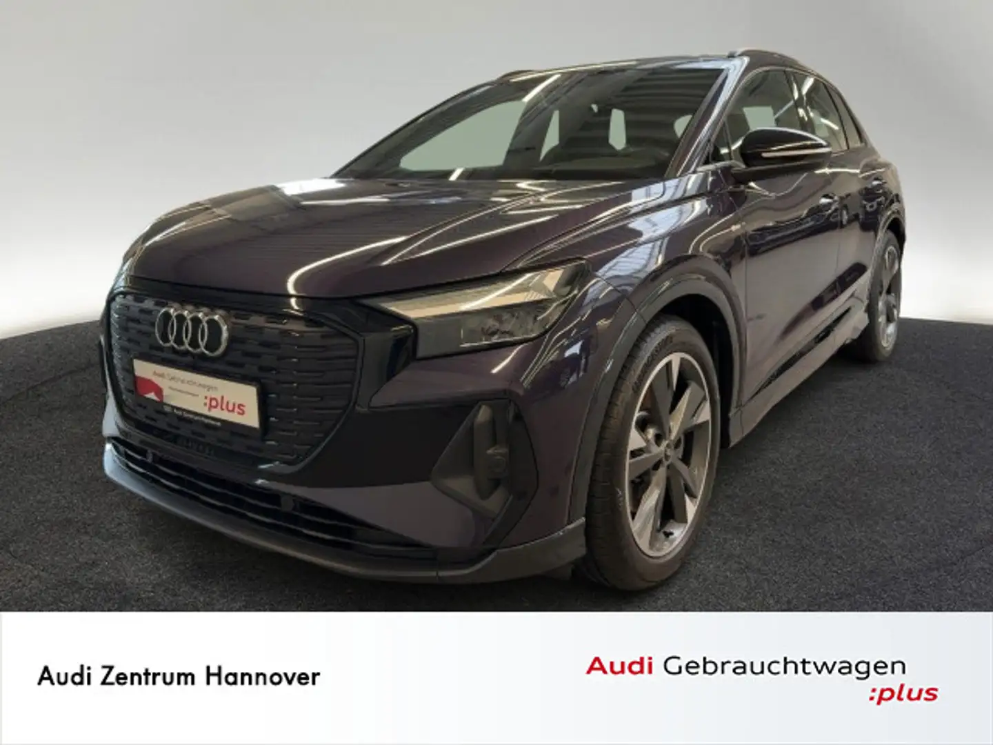 Audi Q4 e-tron 40 AHK Navi 20-Zoll Leder Sportsitze Violett - 1