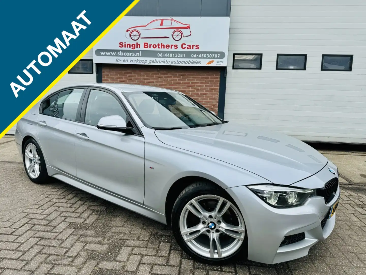BMW 318 3-serie 318i/EXE/AUT/M-SPORT/LEER/CARPLAY/NAP/INRU Grigio - 1