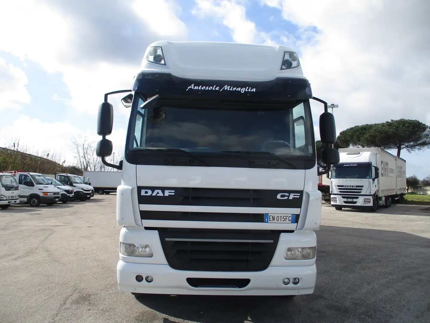 Iveco DAF 410 CV EURO 5 FRIGO + SPONDA 9.60 METRI 23 PED Blanco - 2