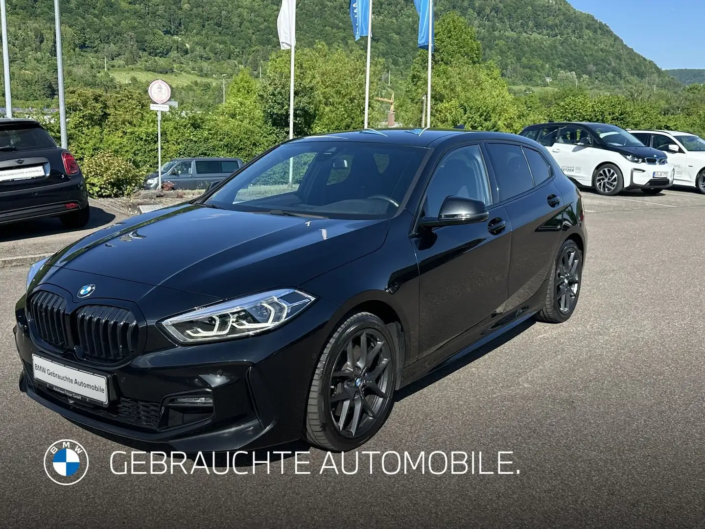 BMW 120 120d xdrive Msport auto Shadow line camera 18" Nero - 1