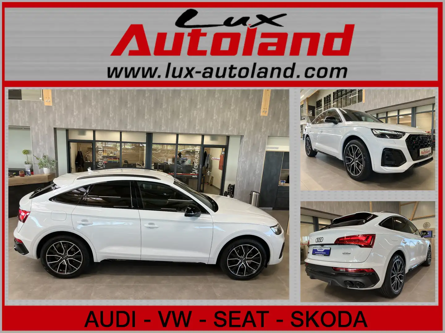 Audi SQ5 Sportback TDI AHK Matrix Black MMI+ B&O Blanc - 1