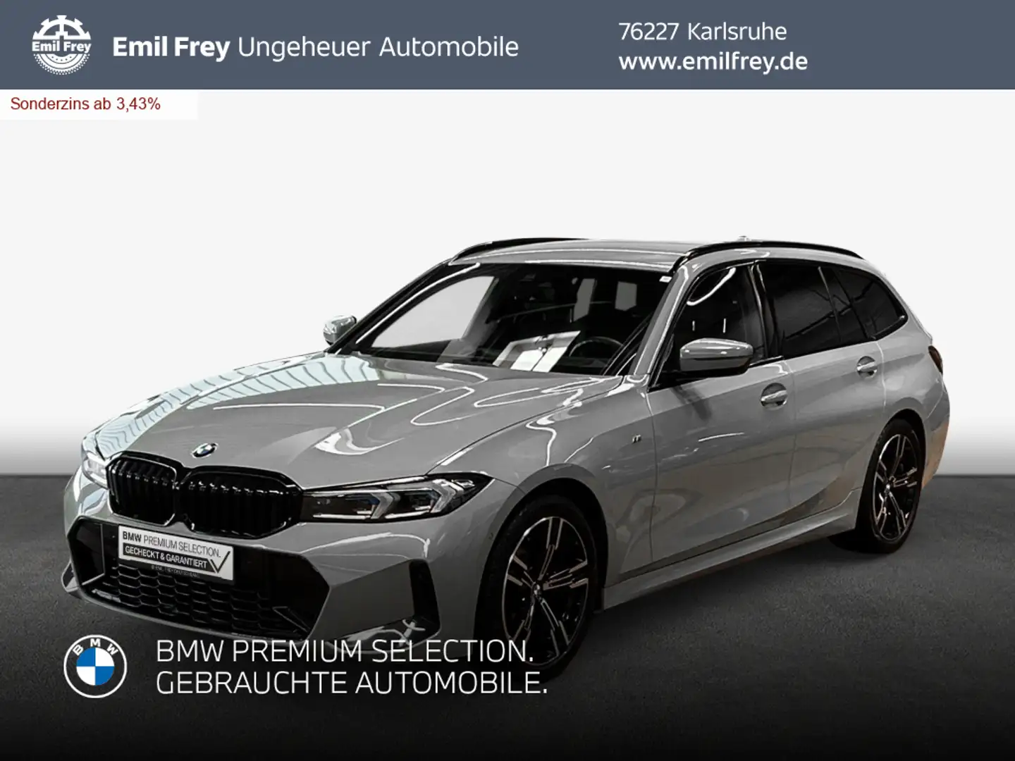 BMW 320 i Touring Aut. *Led*Sportpaket* Grau - 1