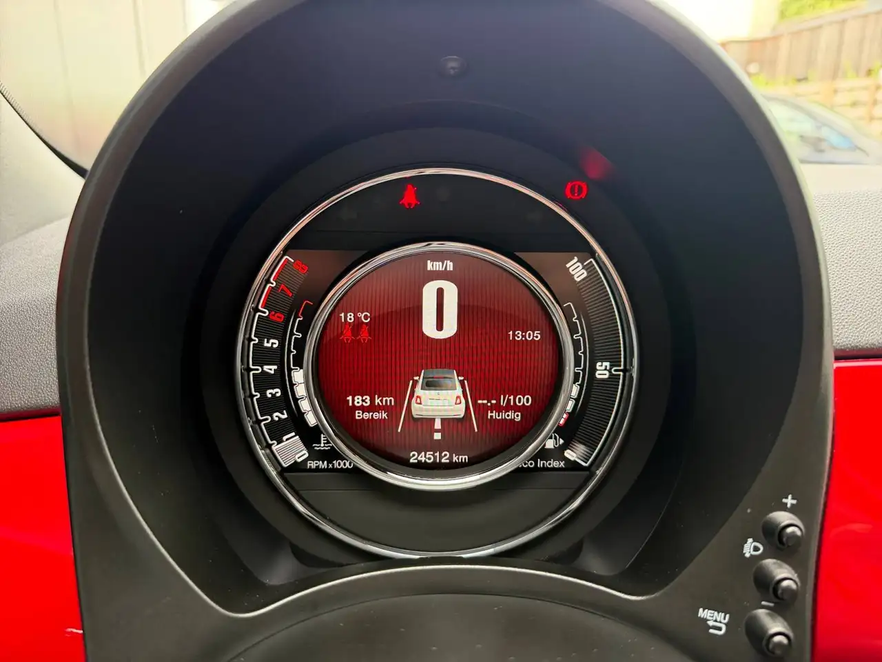 Fiat 500 1.0*HYBRID*70PK*RED*CABRIO*CARPLAY*ANDROIDAUTO*GARANTIE, миниатюра 10