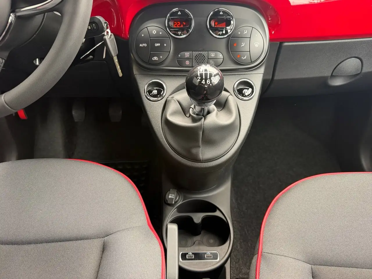 Fiat 500 1.0*HYBRID*70PK*RED*CABRIO*CARPLAY*ANDROIDAUTO*GARANTIE, миниатюра 13