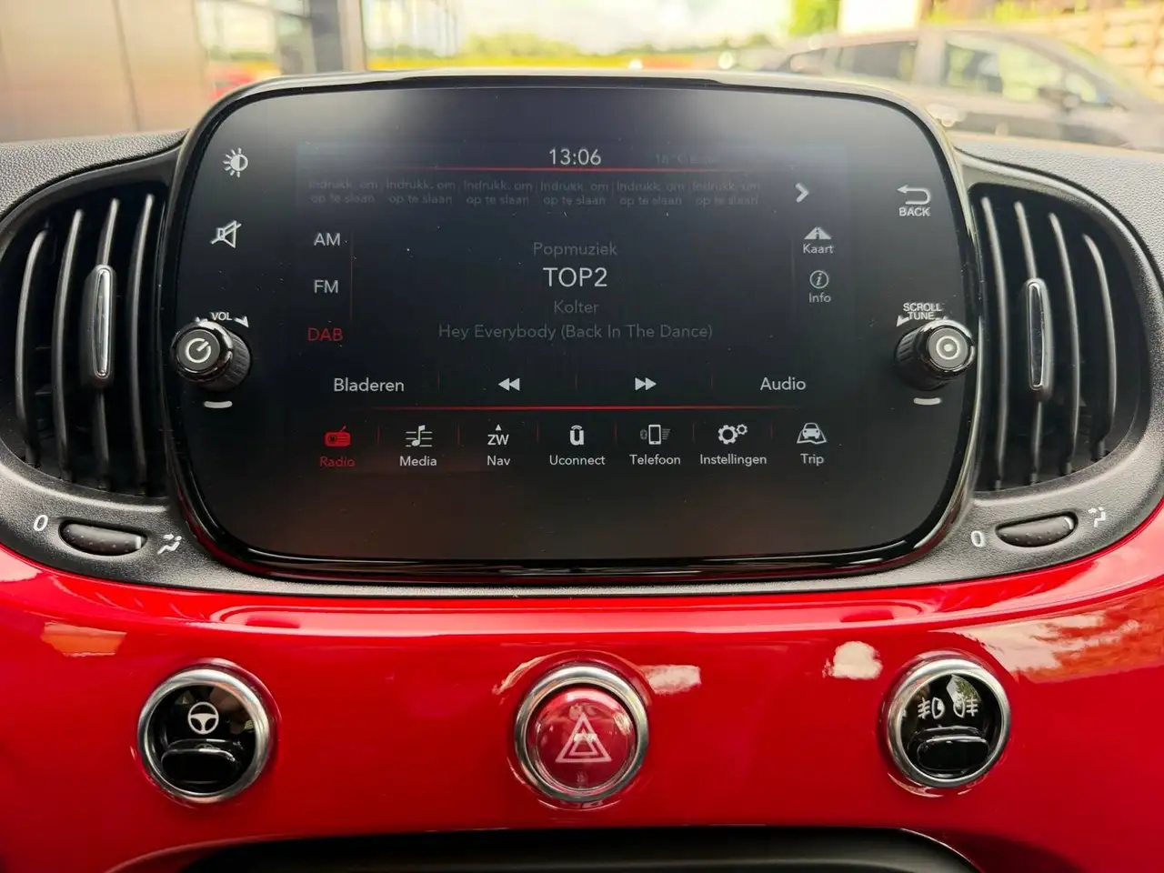 Fiat 500 1.0*HYBRID*70PK*RED*CABRIO*CARPLAY*ANDROIDAUTO*GARANTIE, миниатюра 20