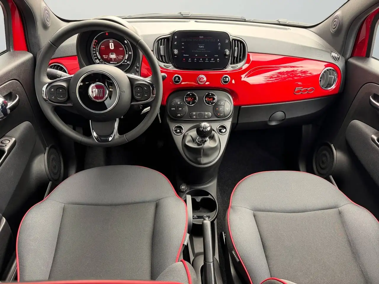 Fiat 500 1.0*HYBRID*70PK*RED*CABRIO*CARPLAY*ANDROIDAUTO*GARANTIE, миниатюра 14