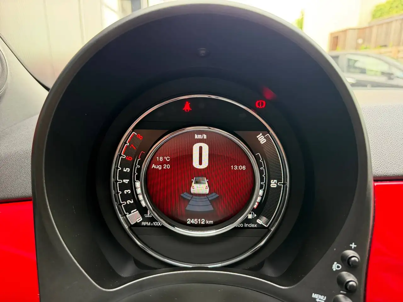 Fiat 500 1.0*HYBRID*70PK*RED*CABRIO*CARPLAY*ANDROIDAUTO*GARANTIE, миниатюра 11