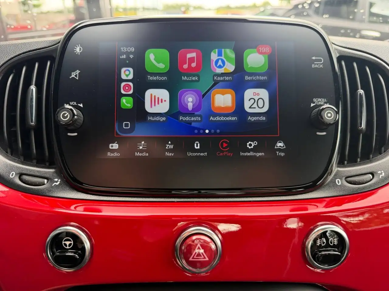 Fiat 500 1.0*HYBRID*70PK*RED*CABRIO*CARPLAY*ANDROIDAUTO*GARANTIE, миниатюра 21