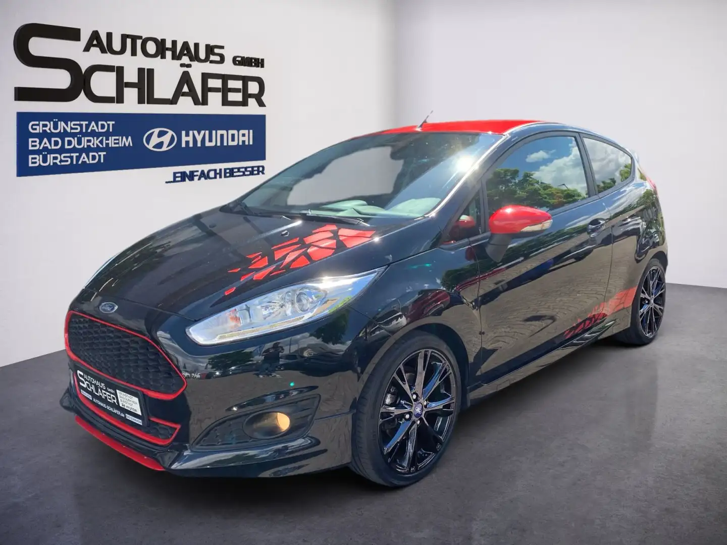 Ford Fiesta 1.0 EcoBoost Sport S/S Schwarz - 1