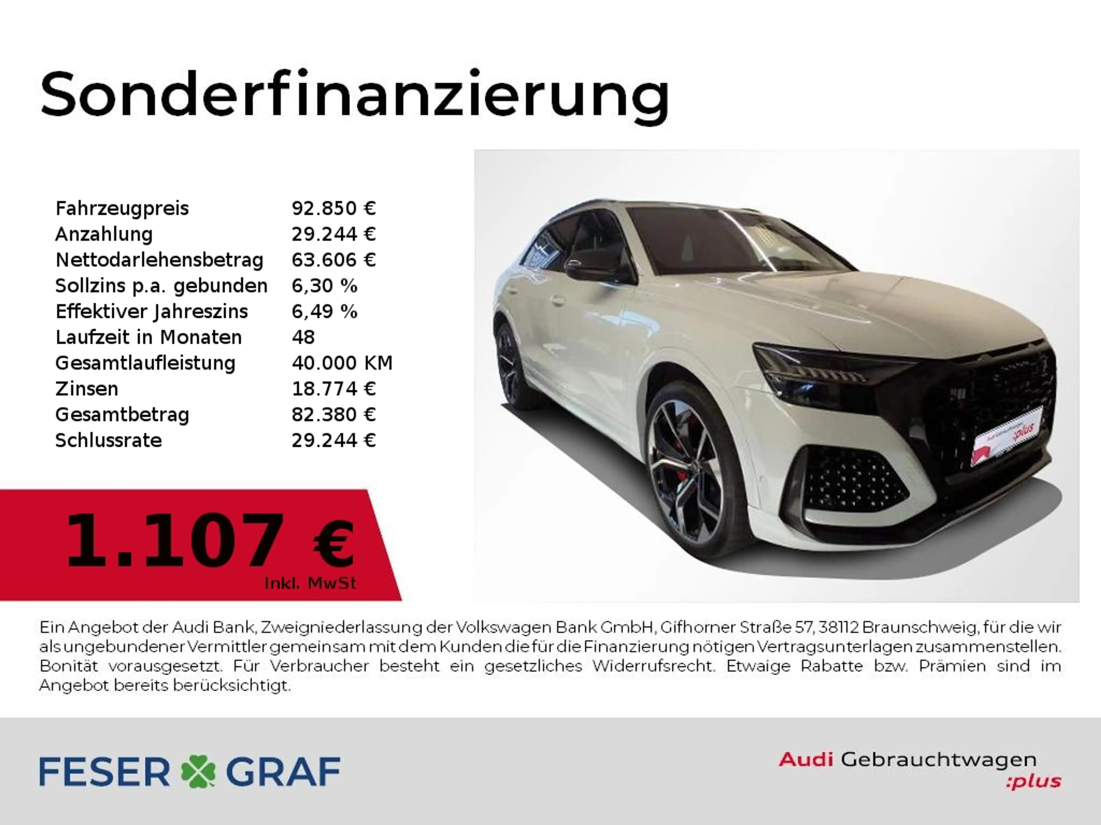 Audi RS Q8 Keramik,Matrix,B&O,HUD,RS-Sportabgas,AHK,Sitzbel,2