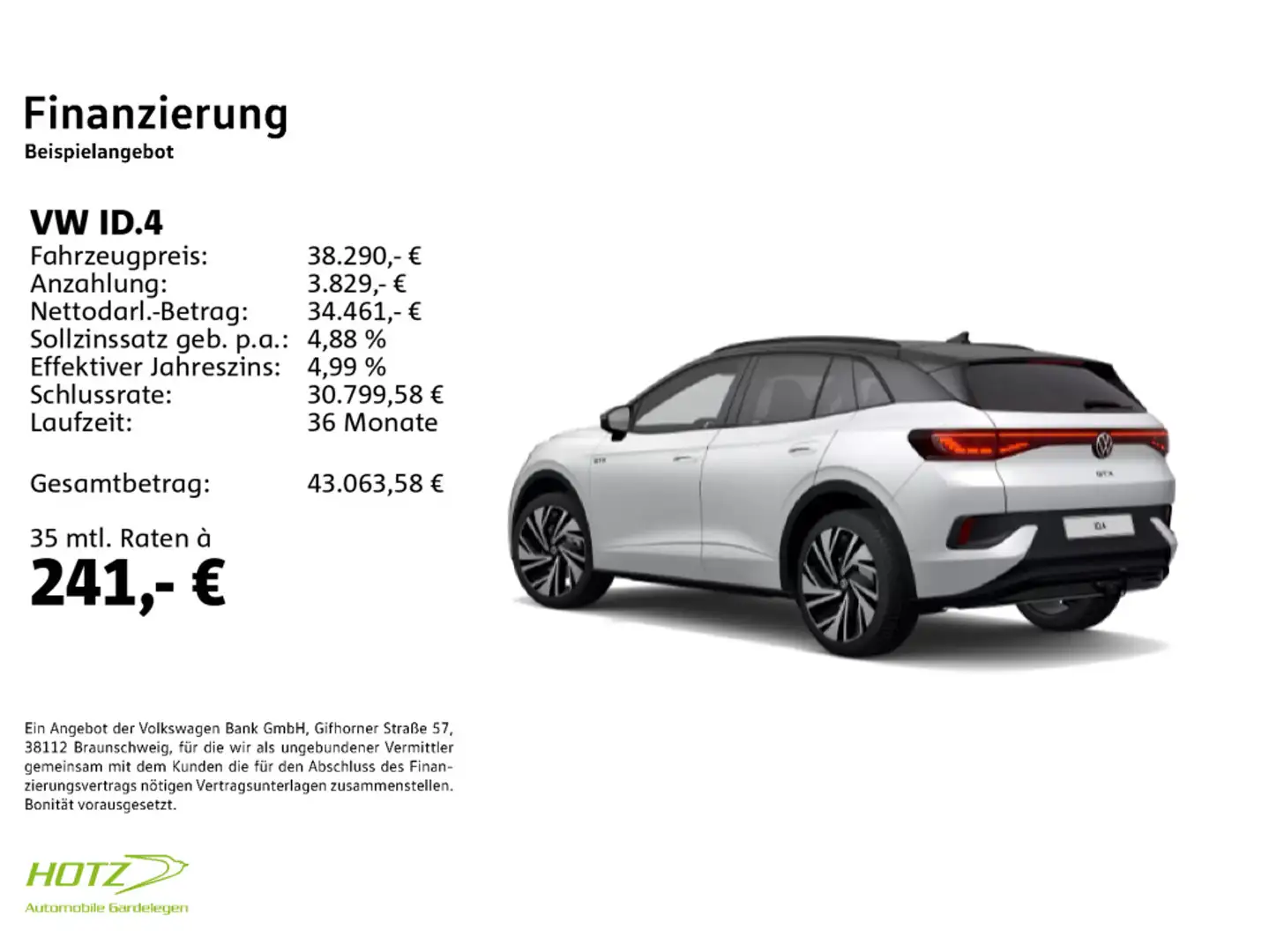 Volkswagen ID.4 GTX 4Motion 220kW AHK/LED/PANO Blanc - 2