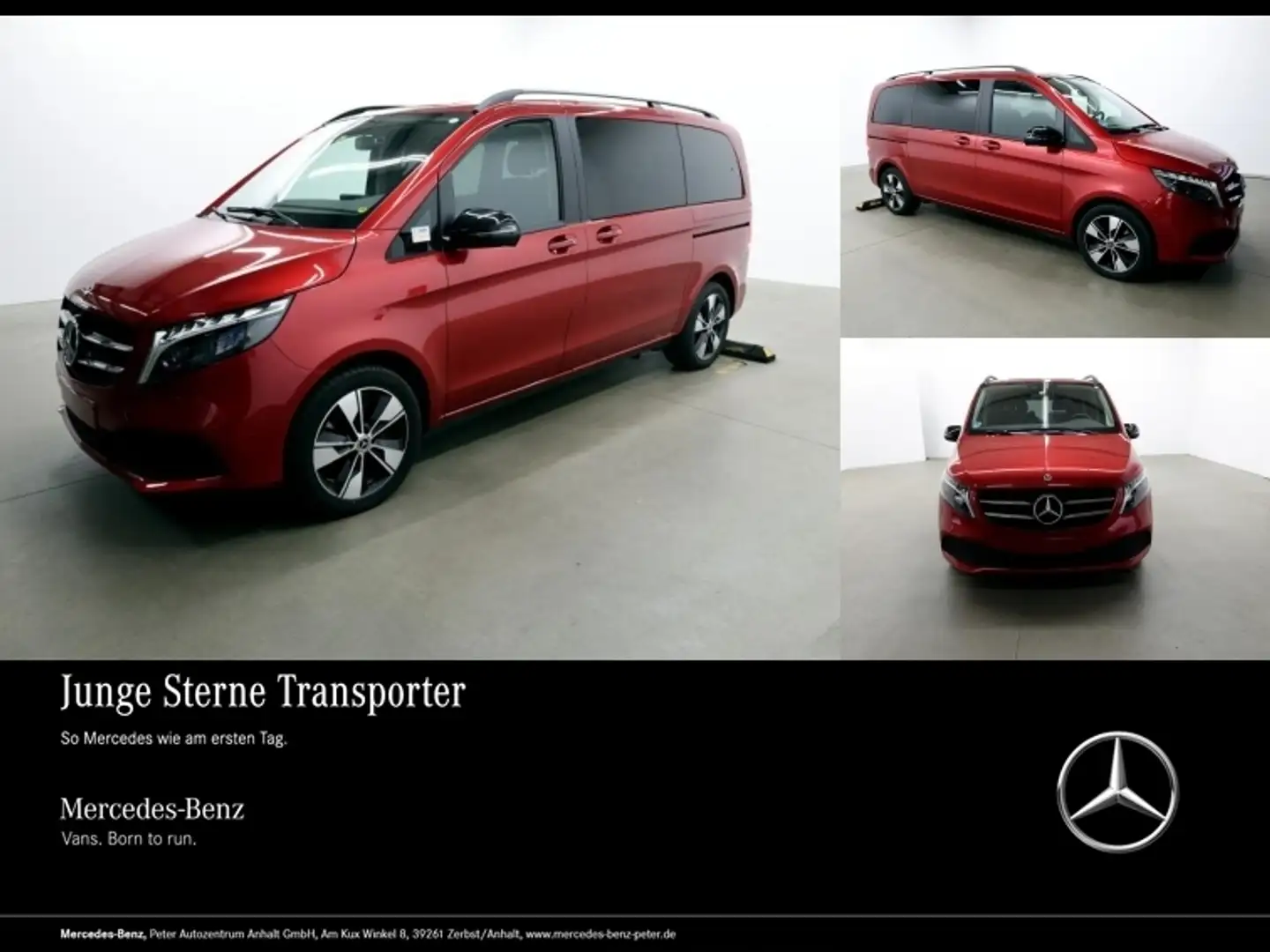 Mercedes-Benz V 220 d EDITION Kompakt Airmatic/Night-Paket/LED Rot - 1