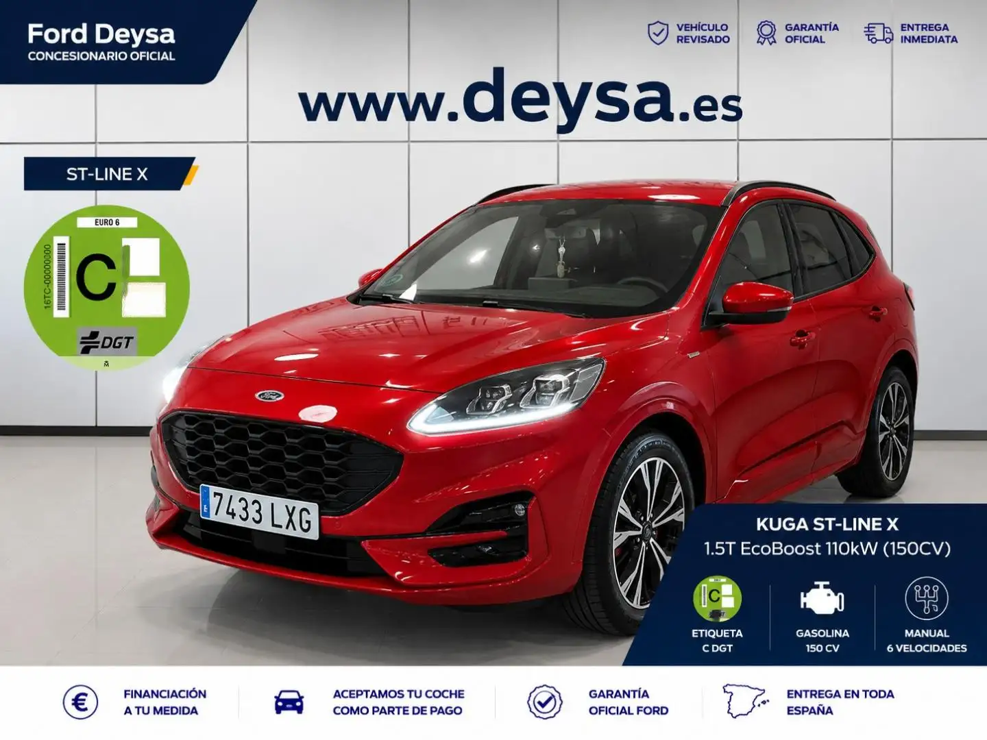 Ford Kuga 1.5 EcoBoost ST-Line X FWD 150 Blanco - 1