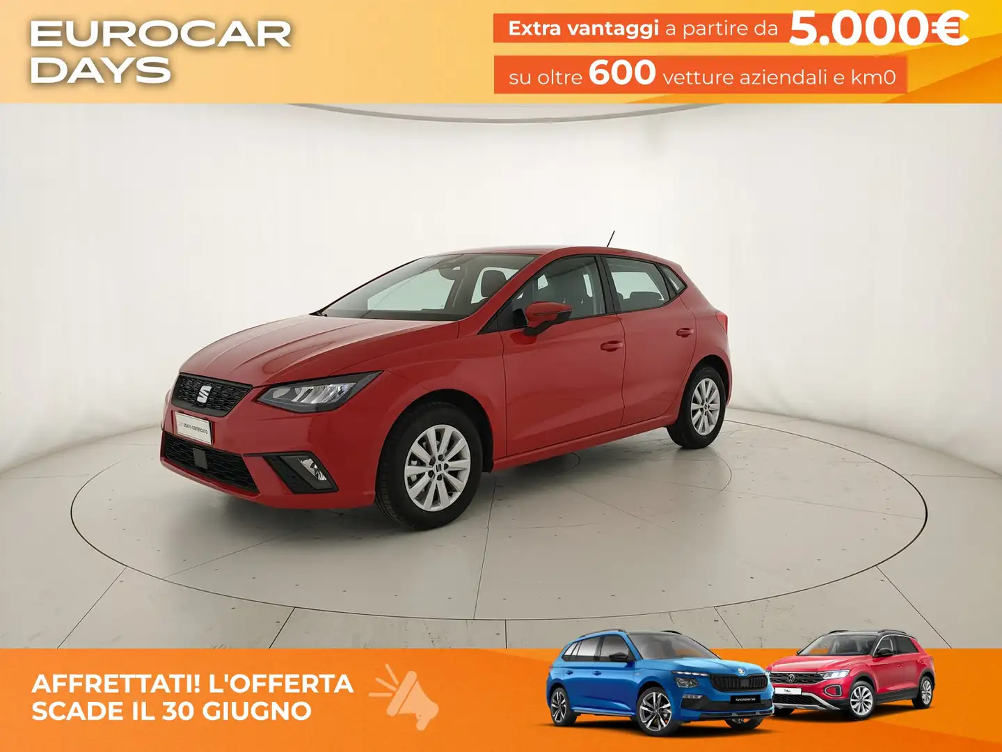 SEAT Ibiza 1.0 MPI Style 80 CV Rosso - 1