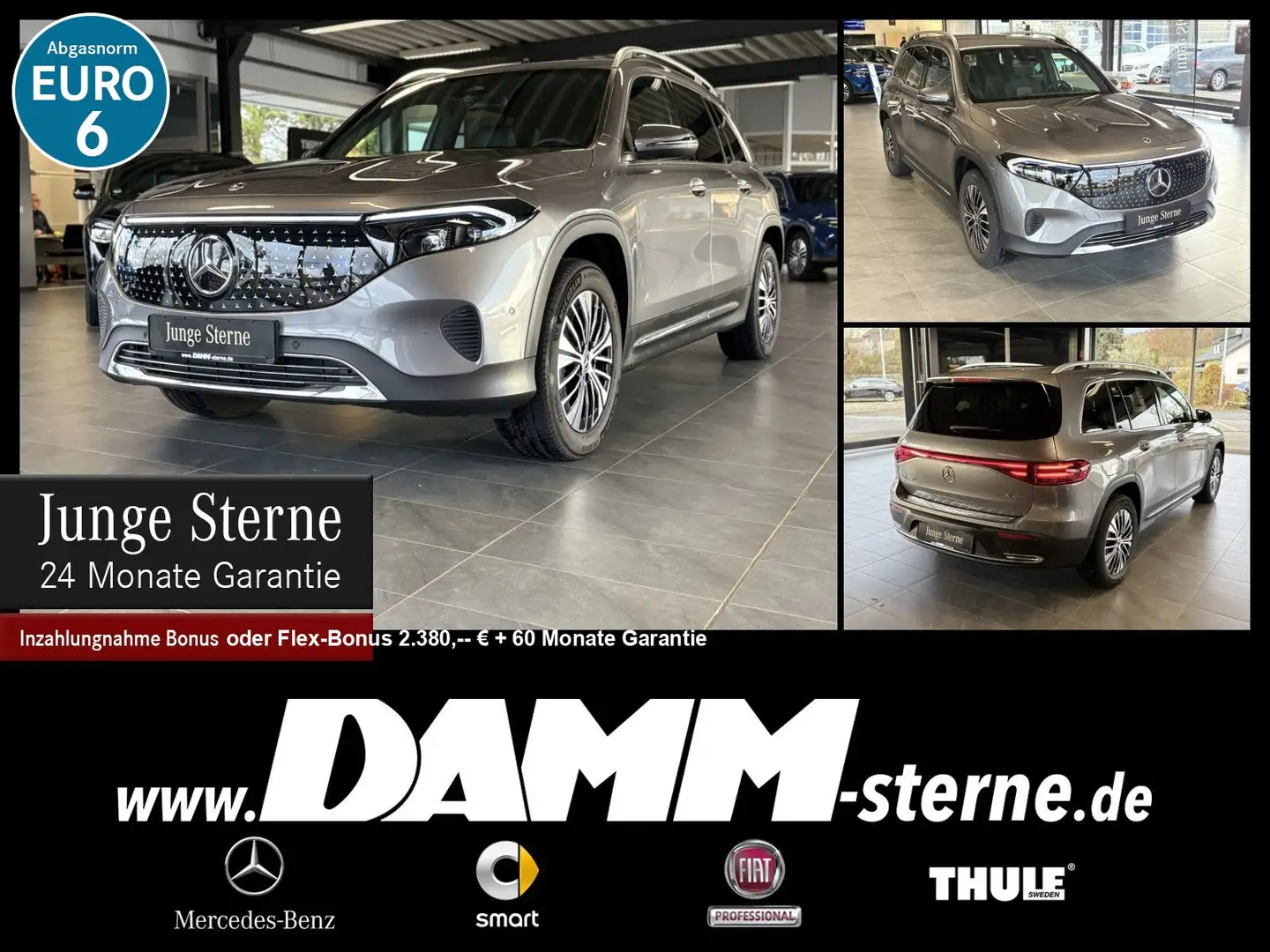 Mercedes-Benz EQB 350 EQB 350 4M ElectricArt Adv+/7-Sitze/70 kW/+ Flex Gris - 1