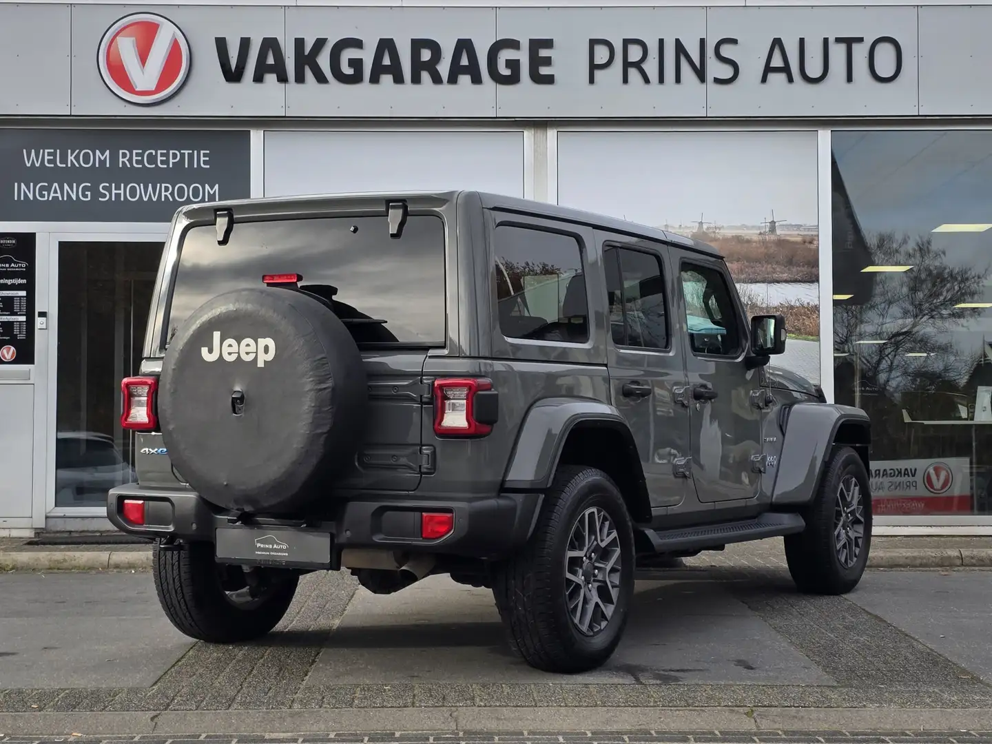Jeep Wrangler Unlimited 4xe 380 Sahara |STING GREY|STOEL+STUURVE Gri - 2