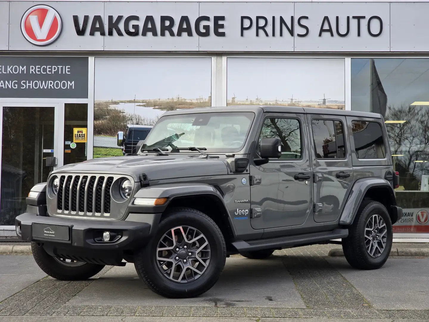 Jeep Wrangler Unlimited 4xe 380 Sahara |STING GREY|STOEL+STUURVE Gri - 1