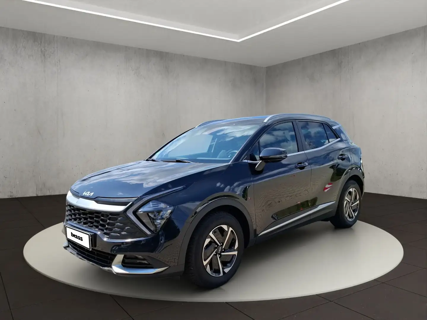 Kia Sportage 1.6 T 180 48V AWD DCT Vis Kom Schwarz - 1