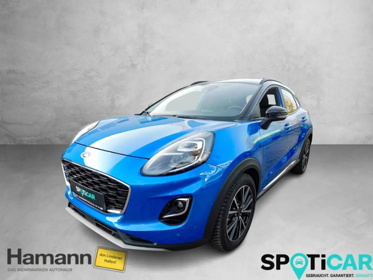 Ford Puma Titanium 1.0 EcoBoost Mild Hybrid EU6d LED Technik Blau - 1