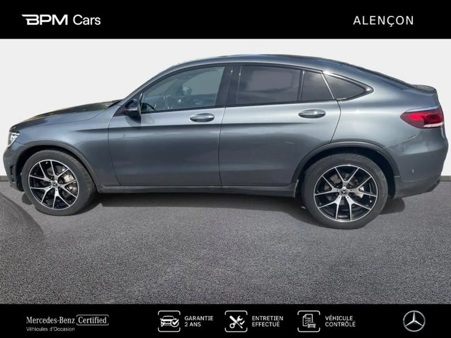 Mercedes-Benz GLC 300 300 de 194+122ch AMG Line 4Matic 9G-Tronic Gris - 2