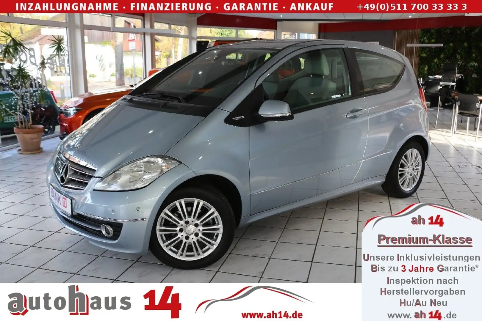 Mercedes-Benz A 150 - Automatik-Leder-Tempomat-Klima-TüvNeu Blau - 1