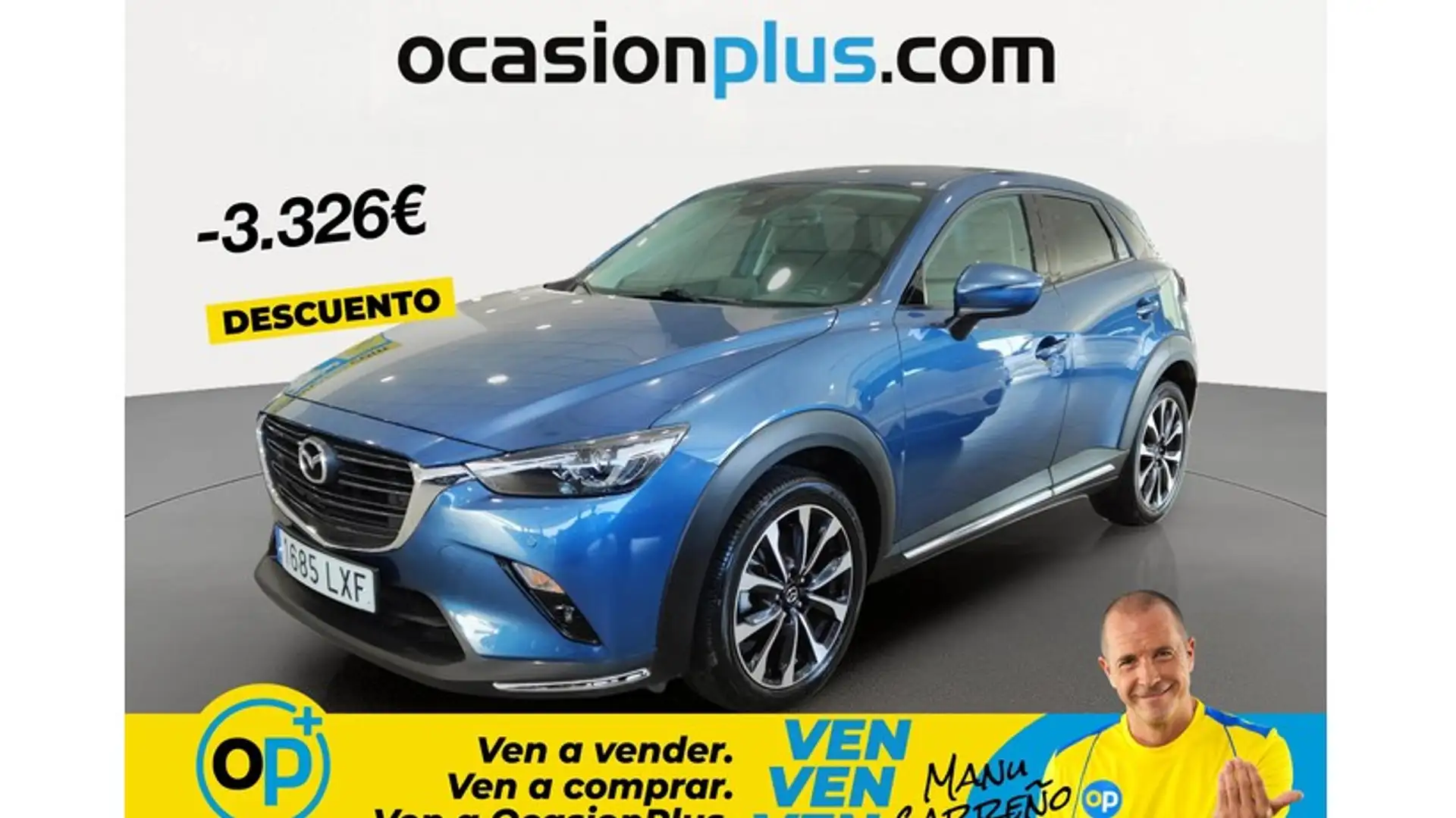 Mazda CX-3 2.0 Skyactiv-G Zenith 2WD 89kW Azul - 1