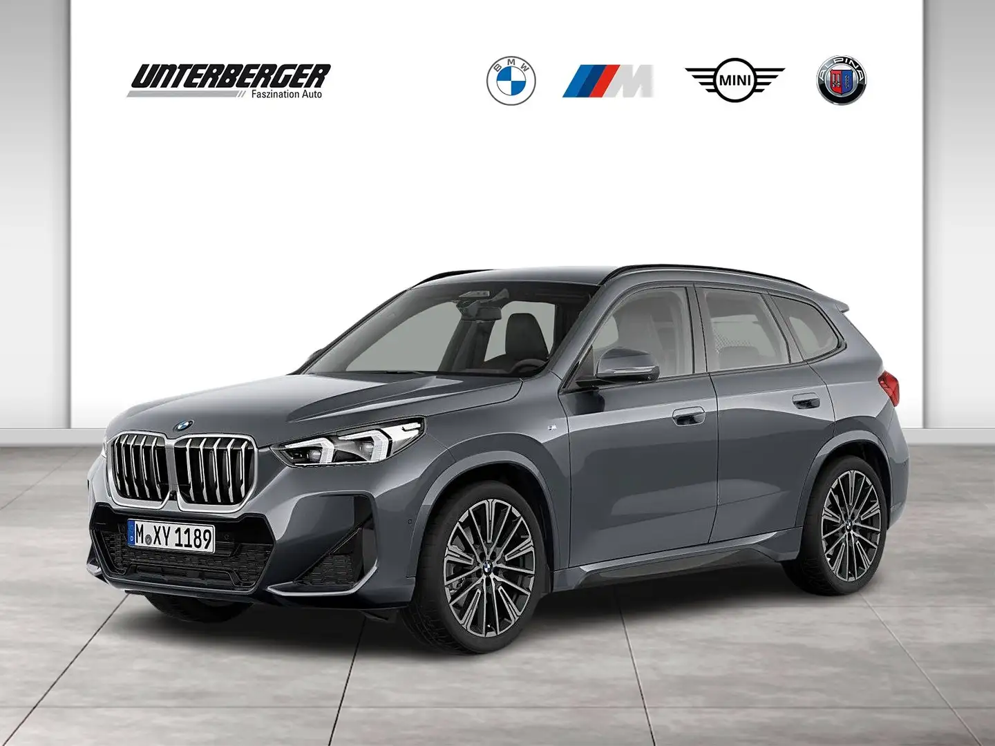 BMW X1 xDrive23d M Sportpaket AHK 20" ACC 360° HUD Grau - 1