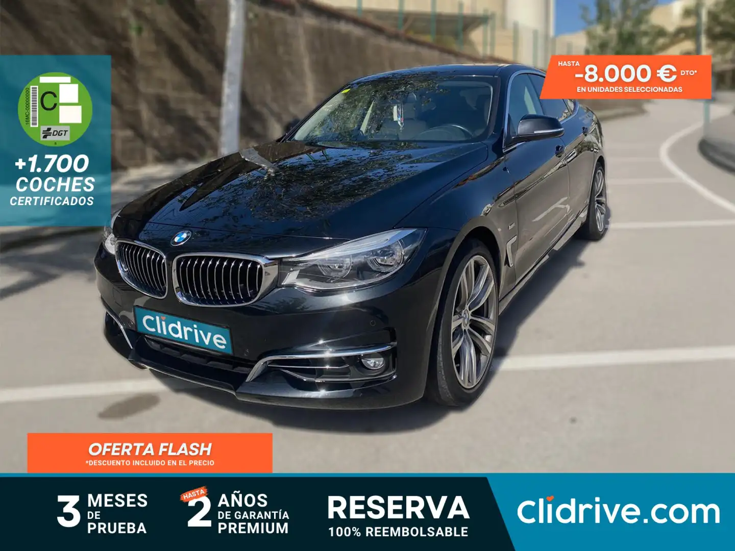 BMW 320 320iA Gran Turismo Negro - 1