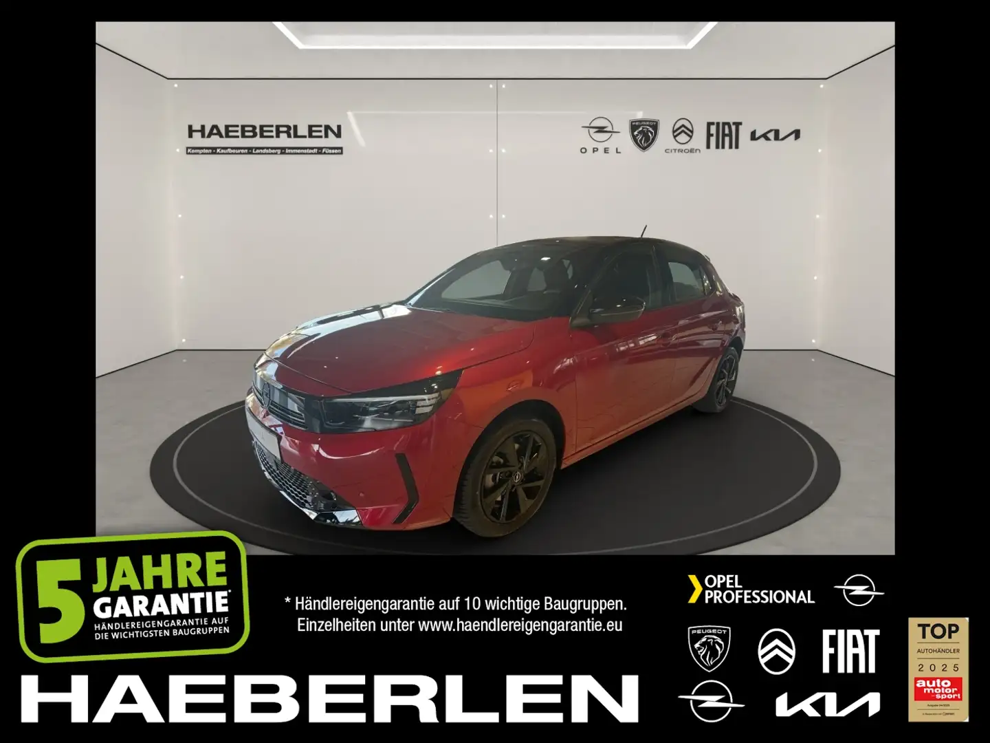 Opel Corsa F 1.2 Turbo GS *RKamera*AppleCarPlay* Rot - 1