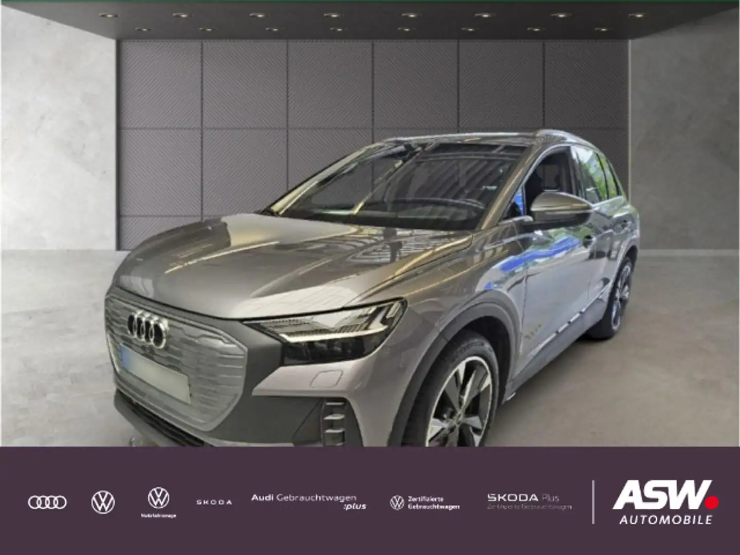 Audi Q4 e-tron Matrix Navi RFK SHZ Wärmepumpe HUD AHK Grigio - 1