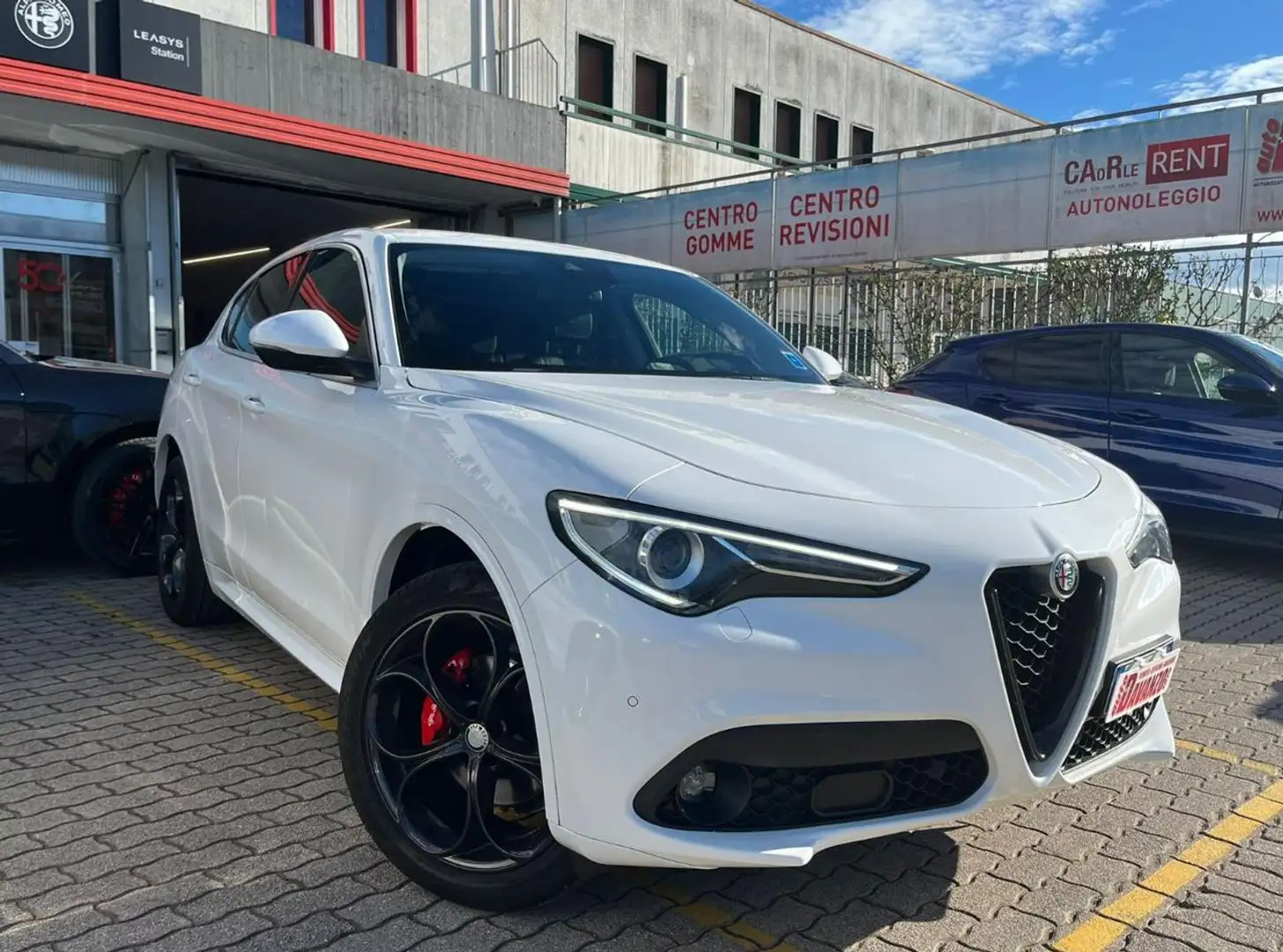 Alfa Romeo Stelvio 2.2 Turbodiesel 210 CV AT8 Q4 Veloce Ti Blanc - 1