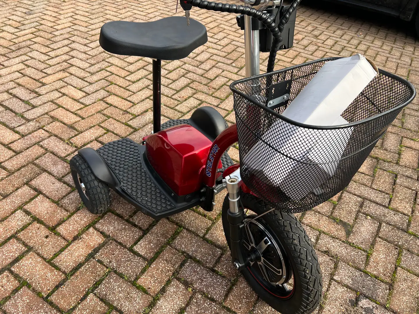 Sonstige Marken Faltbares Elektro-Dreirad Rot - 2