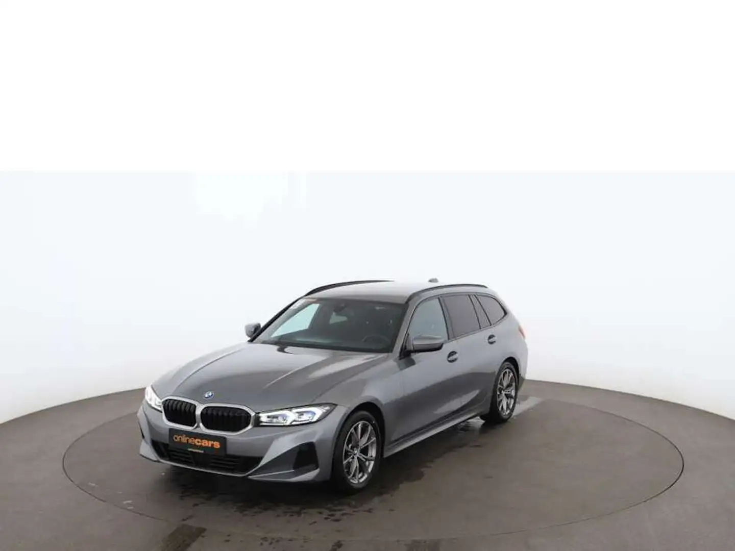 BMW 318 d Touring Aut LED STANDHZ RADAR NAVI LEDER Grau - 1