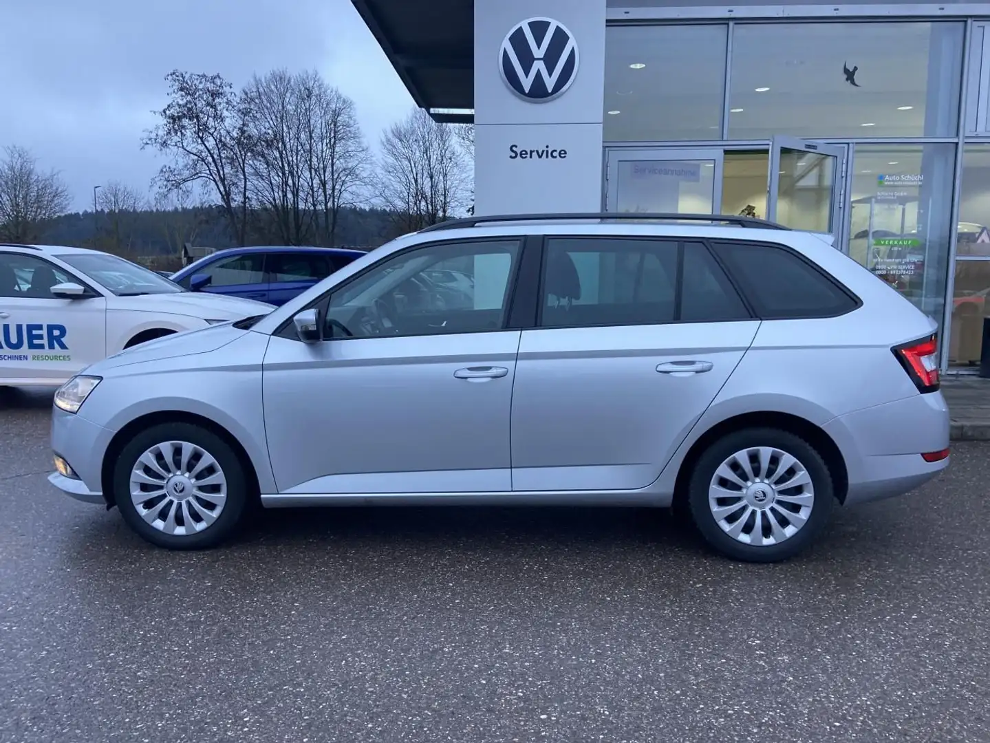 Skoda Fabia Combi 1.0 TSI SOUNDPAKET+NAVI+SMART-LINK+S Silber - 2