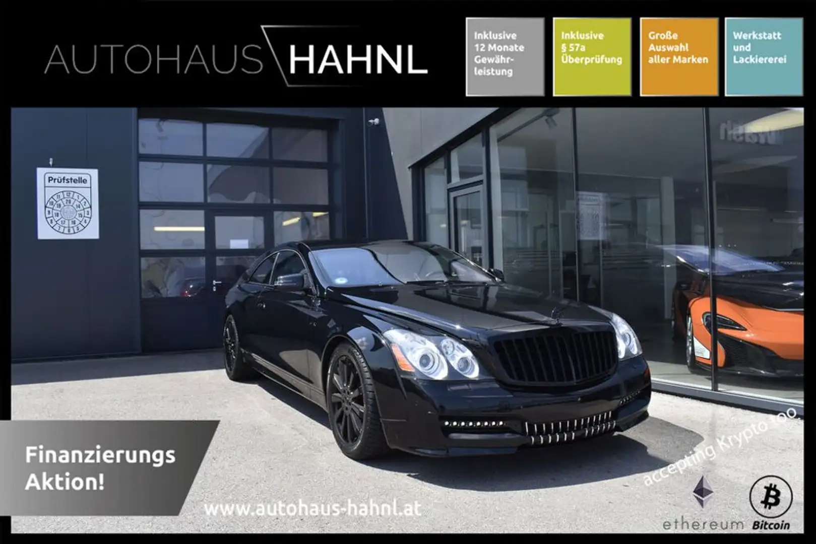 Maybach 57 S Coupe 1/1 Weltweit Zwart - 1