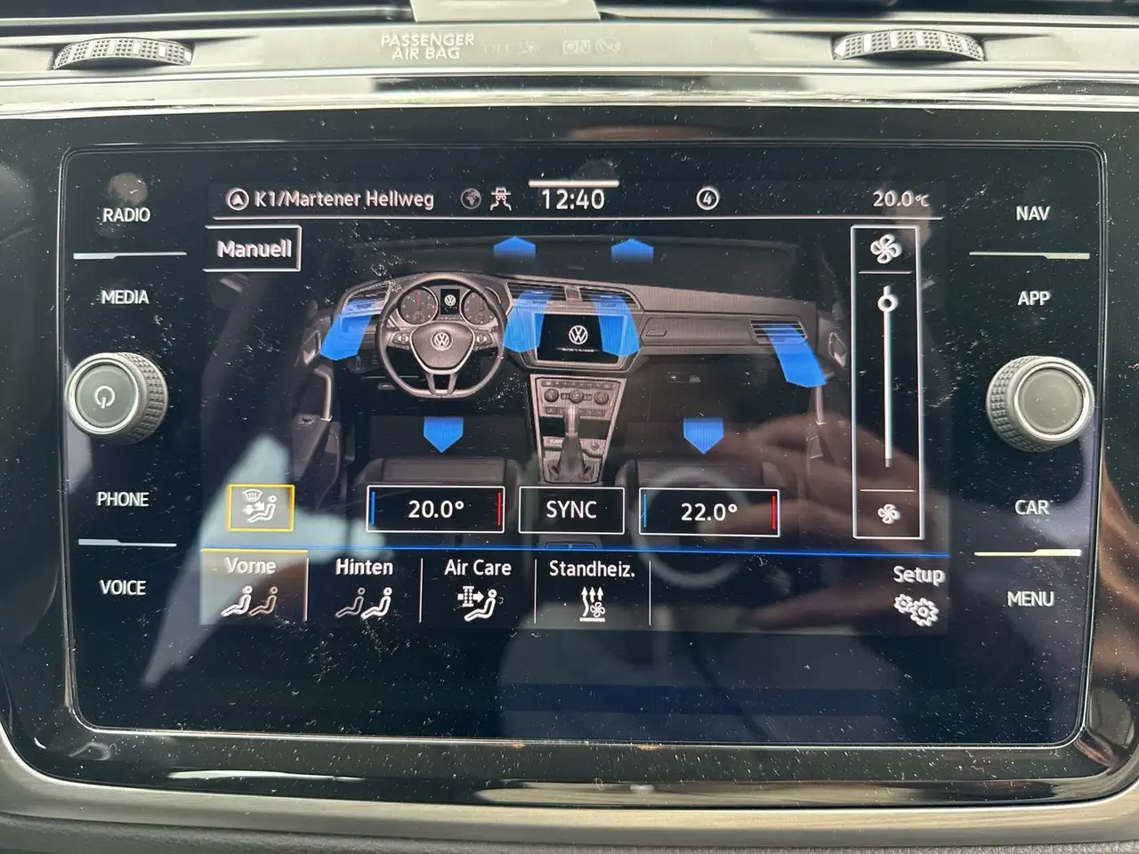 Volkswagen Touran 2.0 COMFORTLINE STANDHZ. AHK CAM ACC NAVI, миниатюра 12