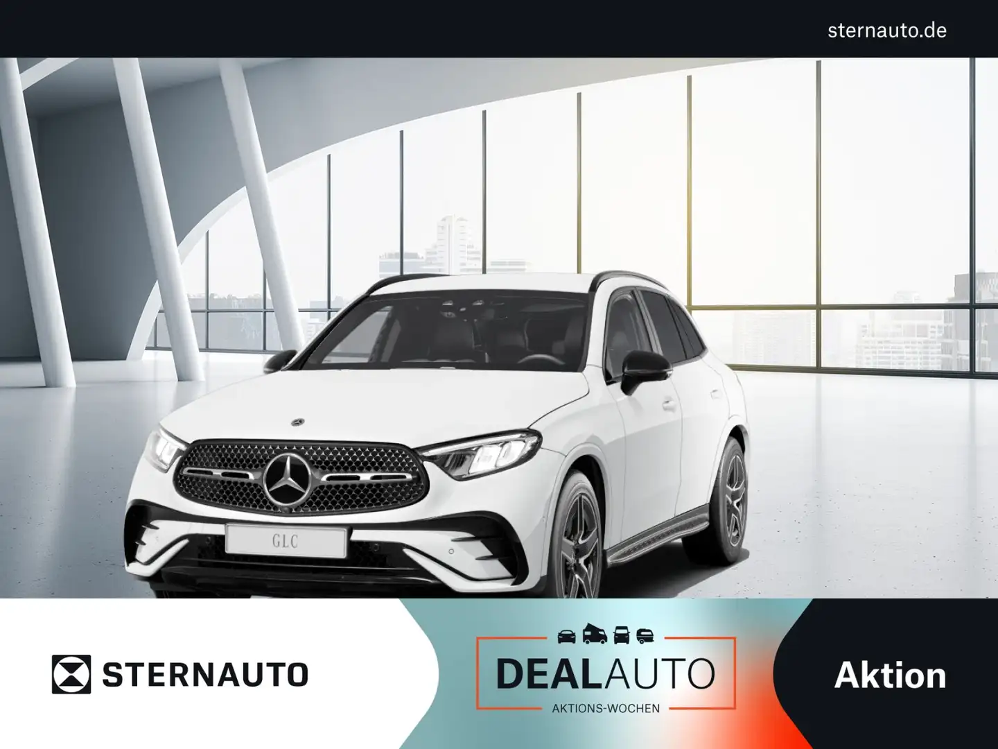 Mercedes-Benz GLC 300 GLC 300 d 4M AMG Distr Standh 360 Cam LED AHK Navi Blanc - 1