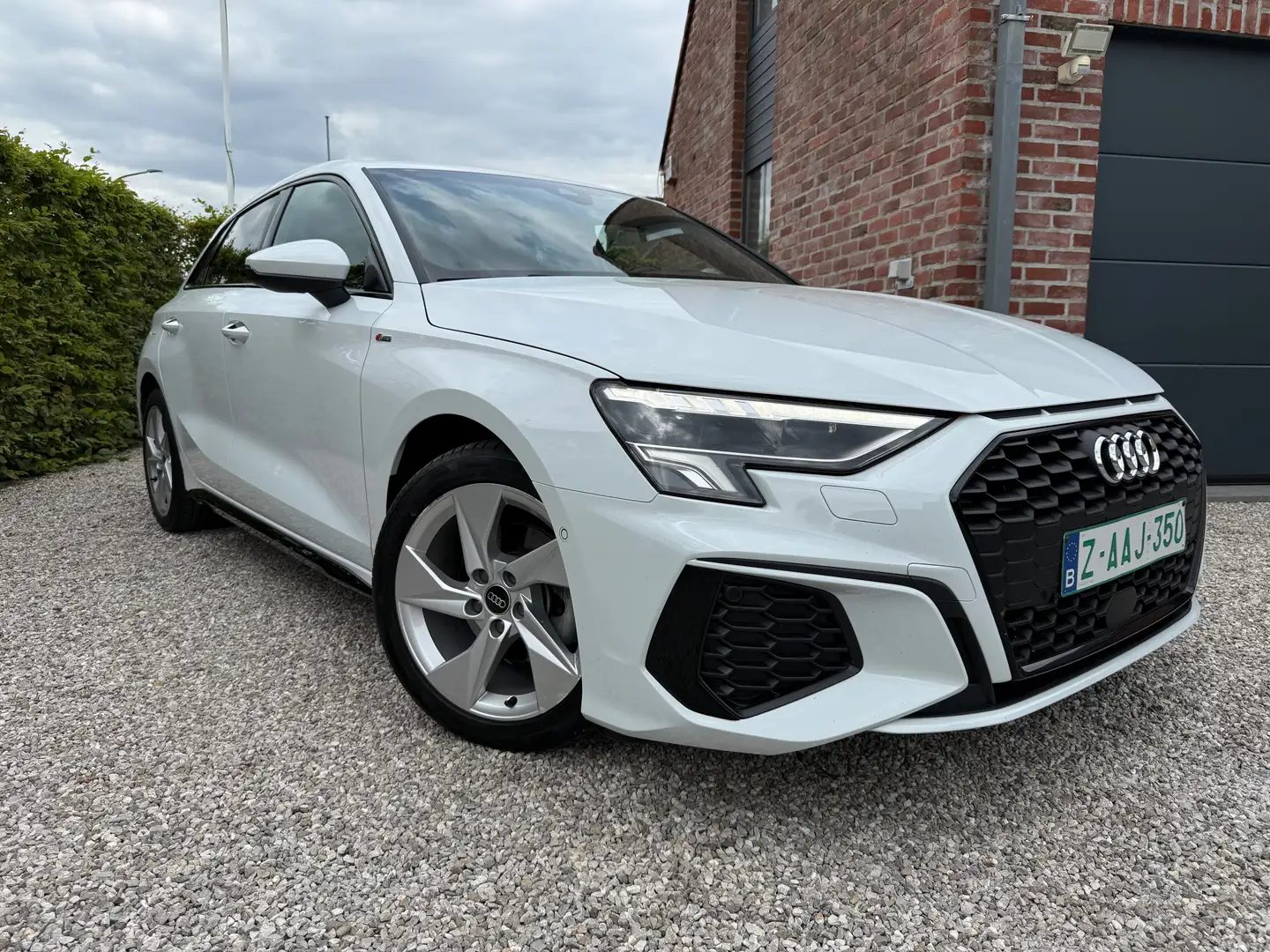 Audi A3 A3 Sportback 30 TFSIS line S tronic Blanc - 2