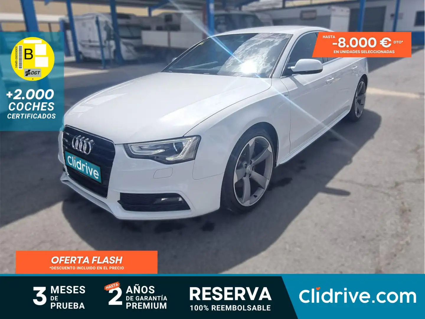 Audi A5 Sportback 2.0TDI S line ed. quattro S-T 177 Blanco - 1