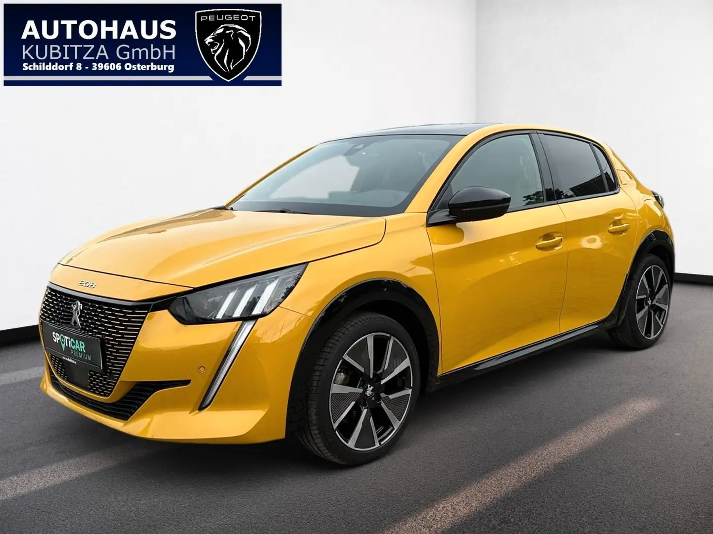 Peugeot 208 e-208 Allure GT-Line *Panorama*Kamera*ACC Gelb - 1