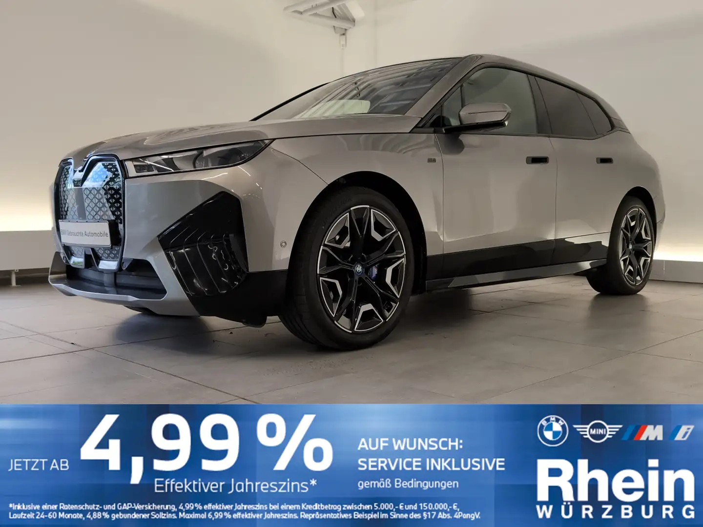 BMW iX M60 Sitzlüftung/Pano/B&W Sitzlüftung/Pano/B&W Grau - 1