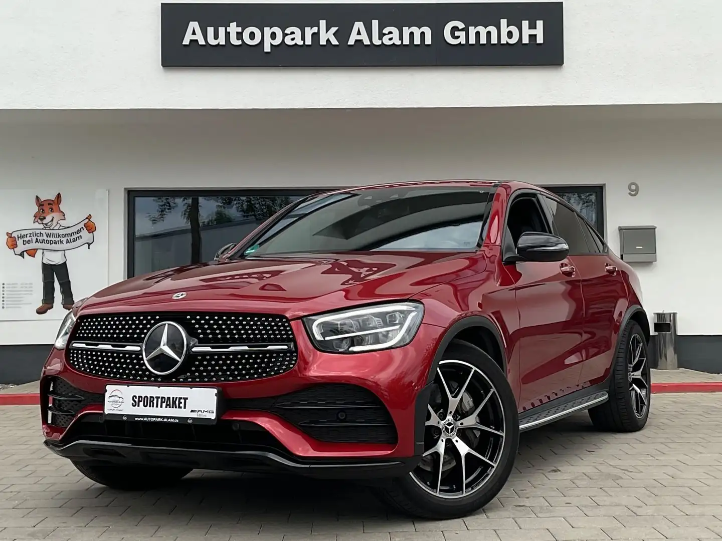 Mercedes-Benz GLC 400 d Coupe 4M. 9-G.AMG Line Distronic Night Rouge - 1
