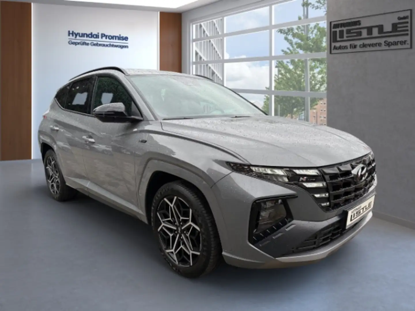 Hyundai TUCSON N Line MHEV 1.6 T-GDI Navi Leder Totw. El. Kofferr Gris - 2