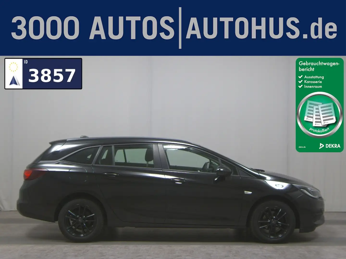 Opel Astra ST 1.5 D Edition Navi PDC SHZ Negro - 1