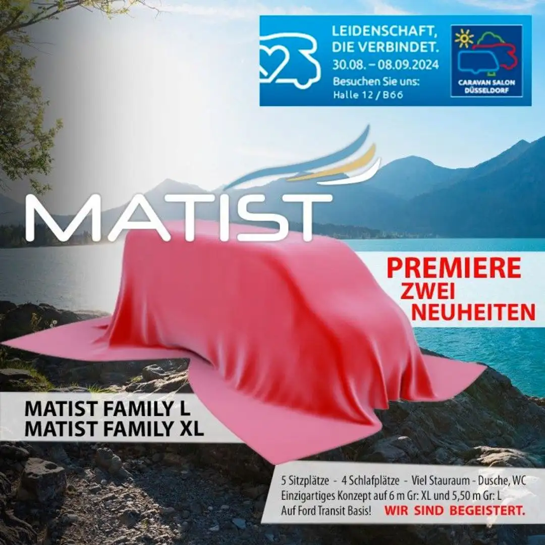 Ford MATIST FAMILY L 5 Sitzplätze und 4 Schlafplätze Weiß - 1