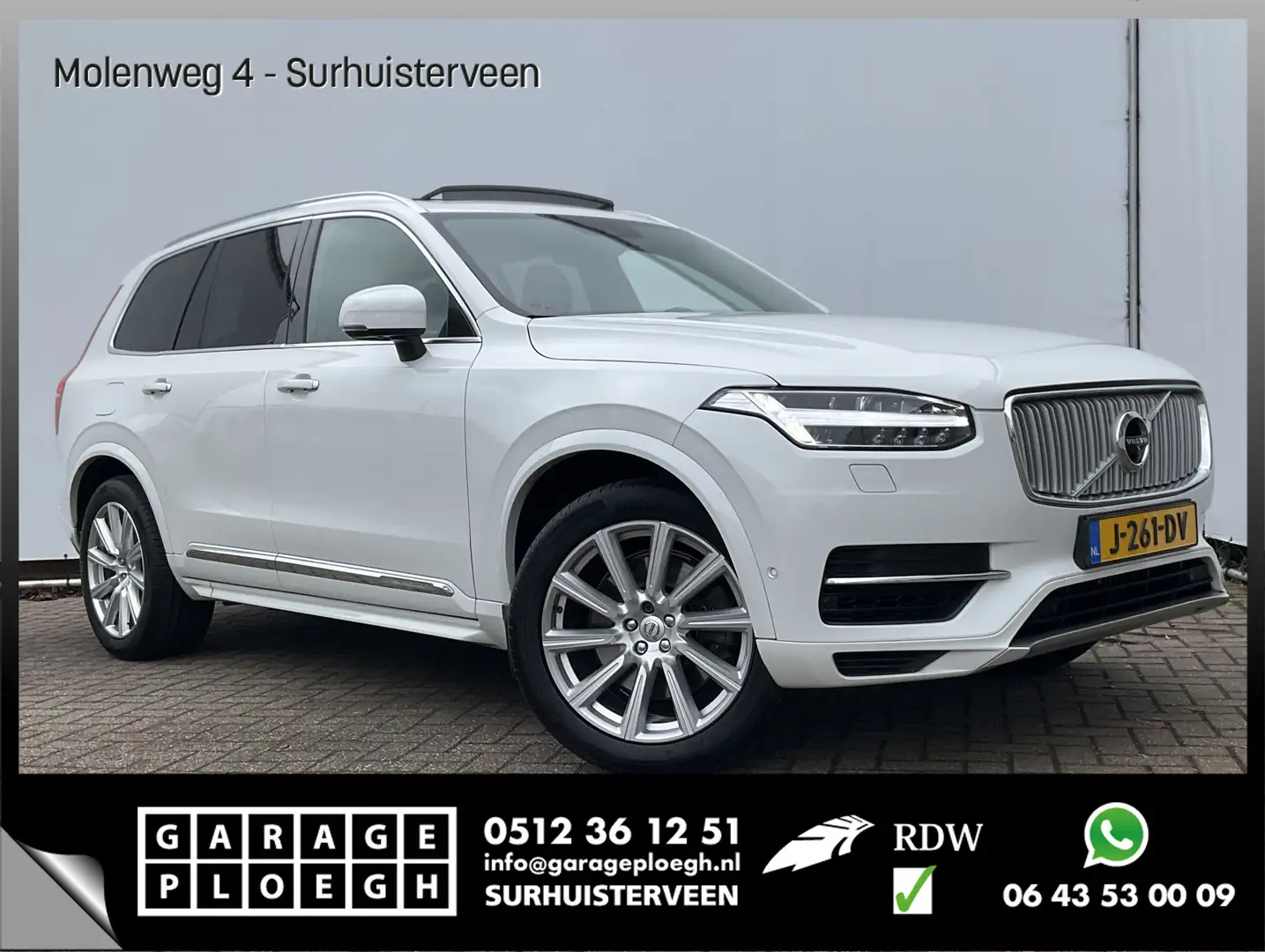 Volvo XC90 2.0 T8 Twin Engine AWD Inscription 7-Pers Pano Tre Wit - 1