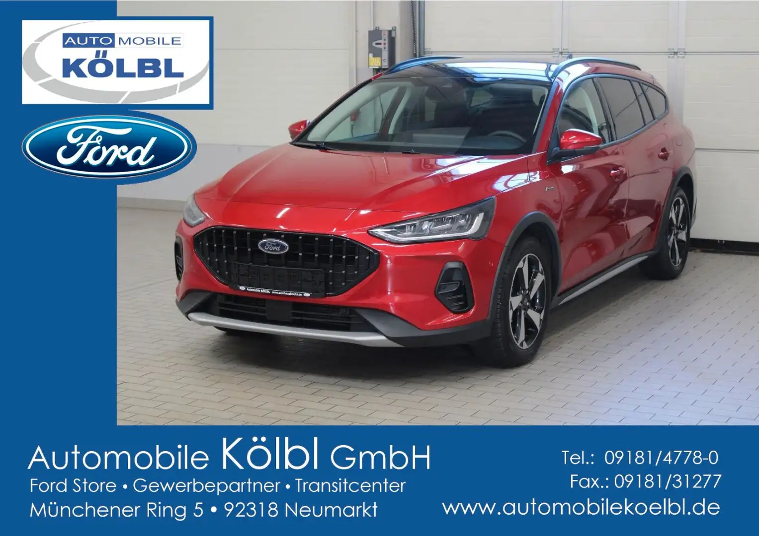 Ford Focus Turnier 1.0 Aut. Active X, PANORAMA/iACC Rouge - 1