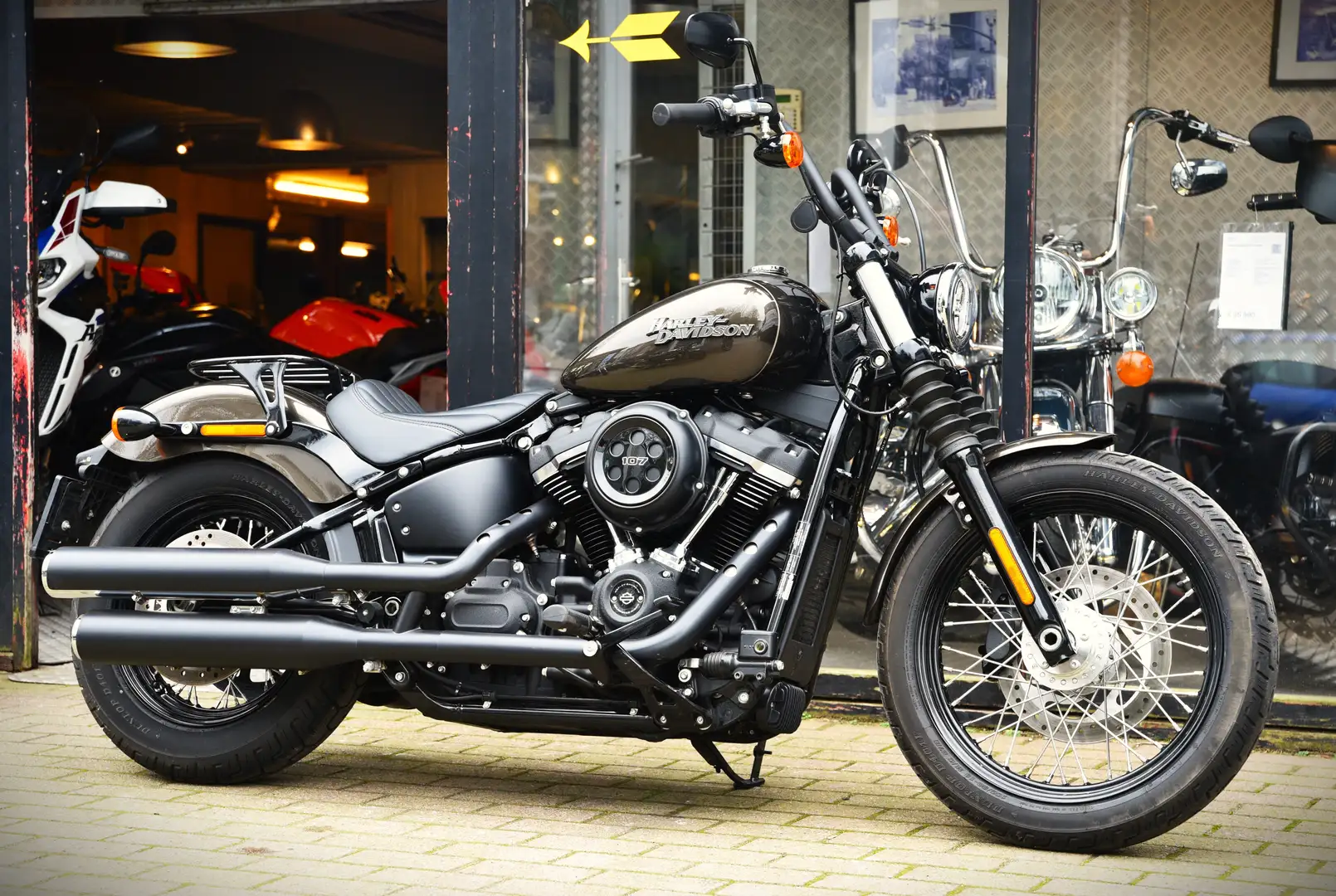 Harley-Davidson Street Bob ***MOTO VERTE*** Bronze - 1