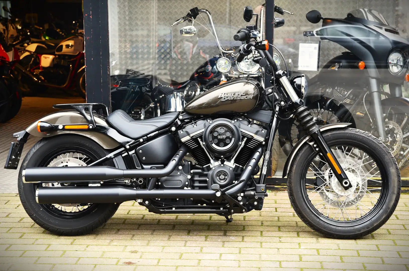 Harley-Davidson Street Bob ***MOTO VERTE*** Brons - 2