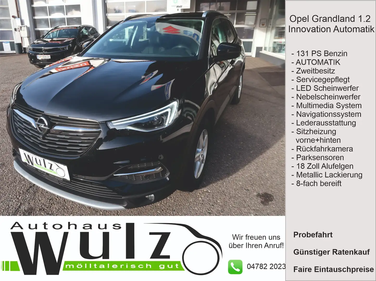 Opel Grandland X Grandland X 1,2 Turbo Innovation Automatik Schwarz - 1